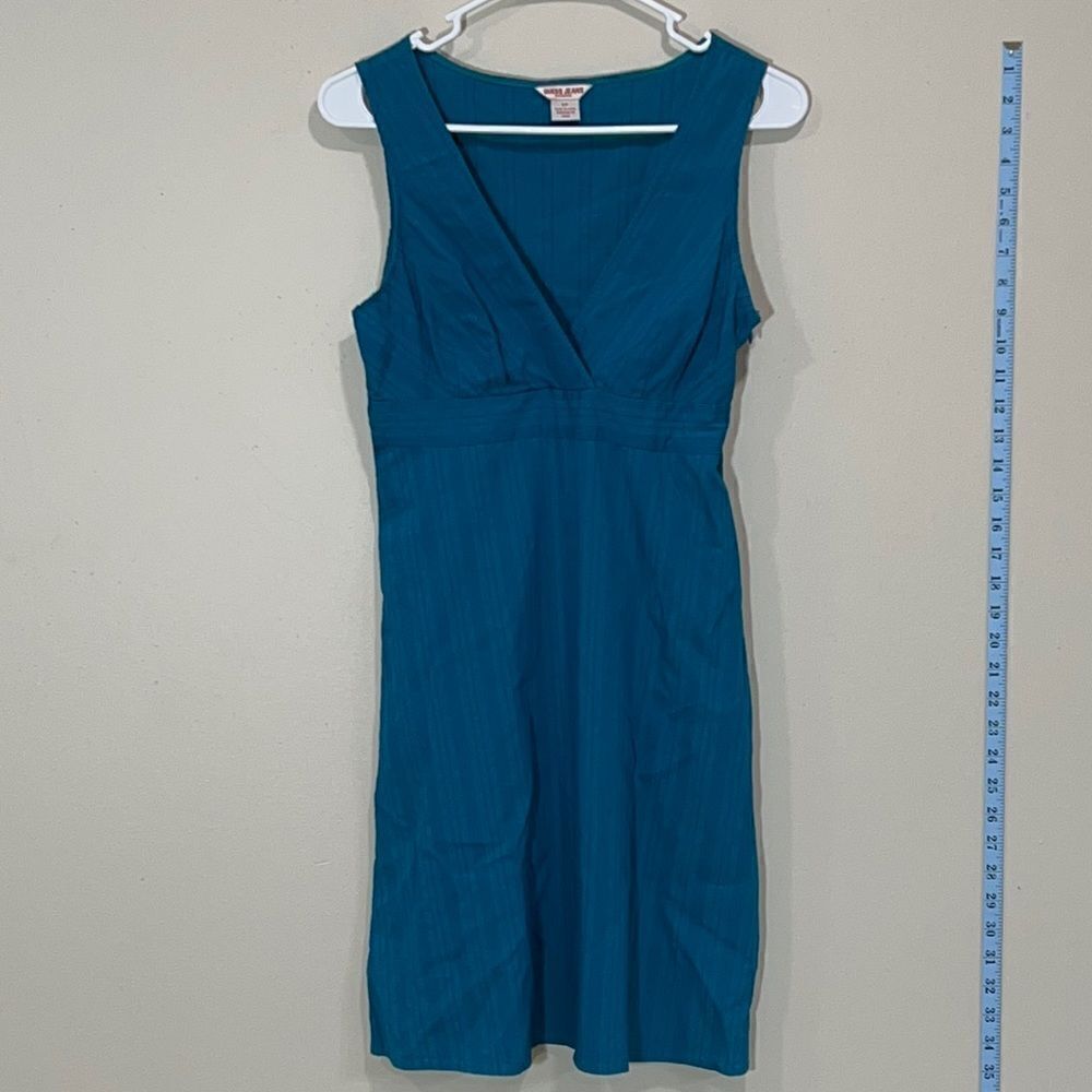 Blue Sleeveless Striped Dress By Guess Jeans. Size Small.